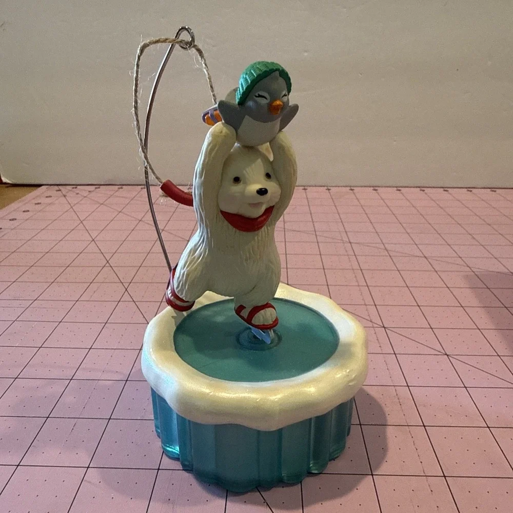 2023 Hallmark Keepsake SKATING SNOWBALL AND TUXEDO. Magic Ornament‎